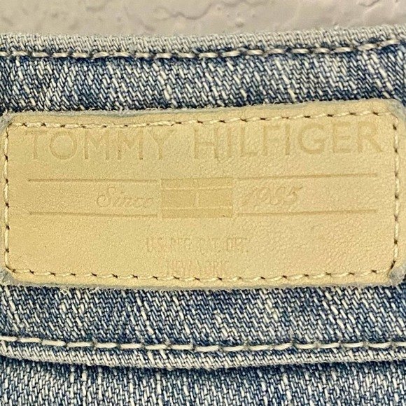 Tommy Hilfiger Wide Leg Capri Jeans Women's Size 8 High-Rise Light Wash Denim - Picture 11 of 11